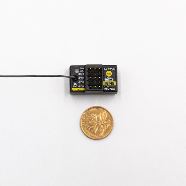FlySky FGr4B 2.4GHz 4CH AFHDS 3 Mrico Mini RC -vastaanotin PWM/PPM/ibus/S.BUS/ibus2 -ulostulo Yhteensopiva PL