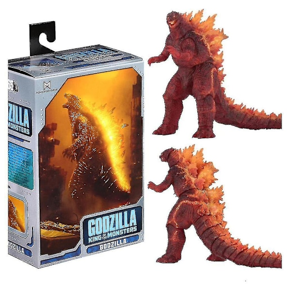 2021 Röd Neca Godzilla King Of The Monsters 18cm PVC Actionfigur Kangboo