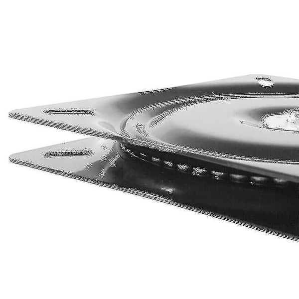 Svingbar baseplate i stål for barstoler - 5/6/7/8 tommer, 360 graders rotasjon