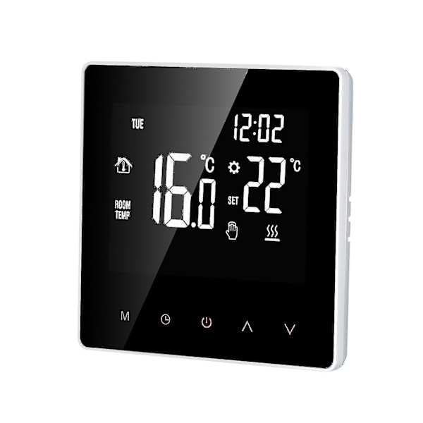 Wi-Fi Smart Termostat Digital Temperaturregulator Tuya App Kontrol LCD Display Touchskærm Ugentlig Programmerbar Elektrisk Gulvvarme Termostat Til