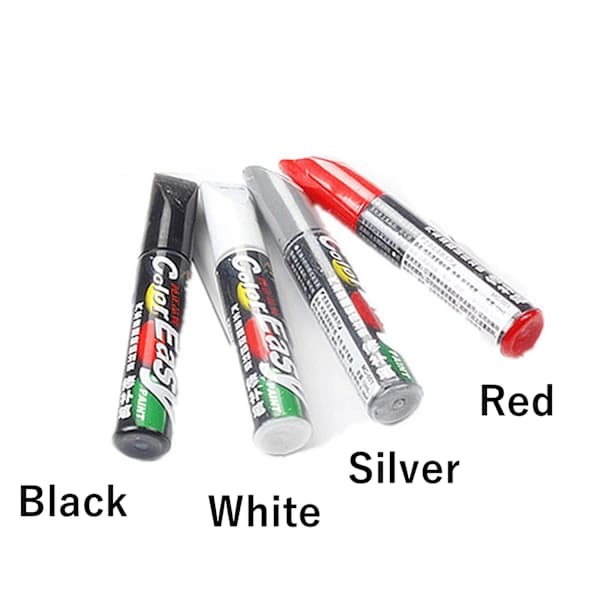 Bilfärg Fix Penna Automatisk Lackreparationsborste VIT vit white