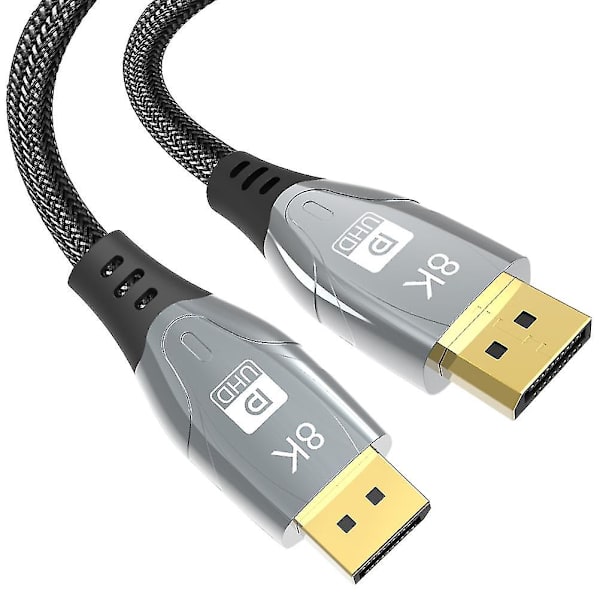 DisplayPort-kabel 2m 1.4 Versjon DisplayPort Forlengelseskabel Kabeltilførsel