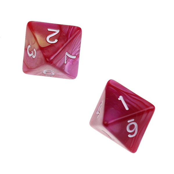 8-sivuinen D8 Polyhedral Noppa Dungeons & Dragons Dnd Pöytäpelille