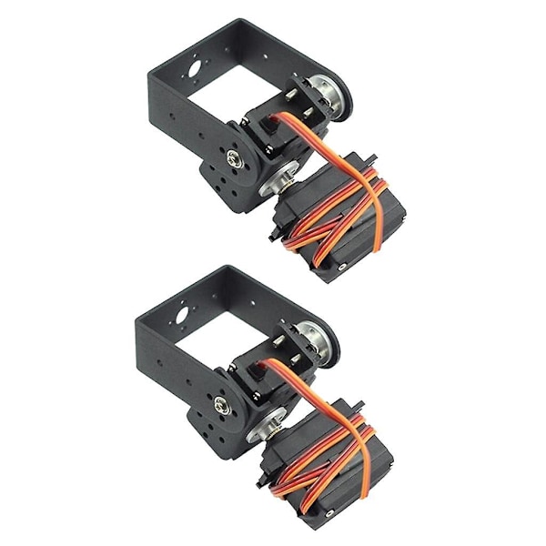 2x Servo-teline 2 Dof Kit Gimbal W/ 2 Mg996 Servo RC-robotille ja älyautolle