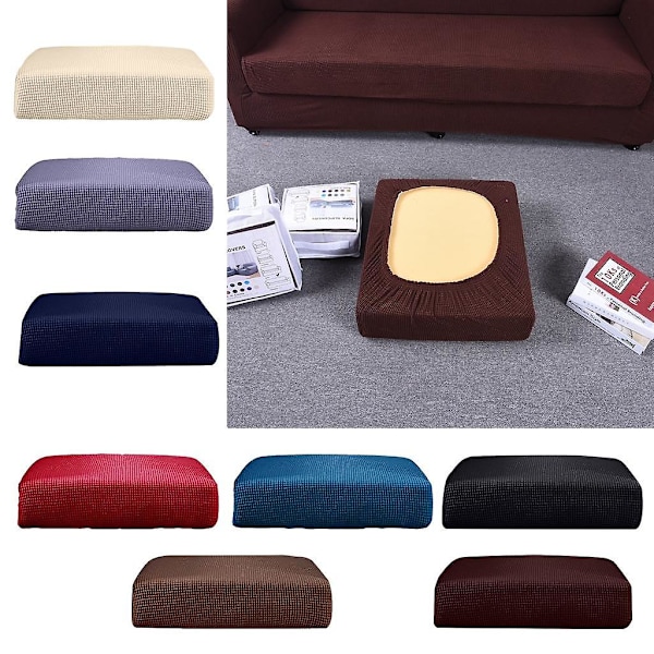 2 kpl Sovan Futon-istuinpehmusteen suojus, sohvan liukuesuojus, suoja, kermanvärinen, koko S