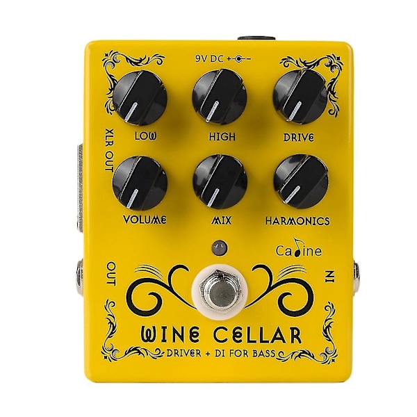 -60 Driver+di För Basgitarr Pedal Effekt Gitarrtillbehör Mini Pedal Gitarrdelar