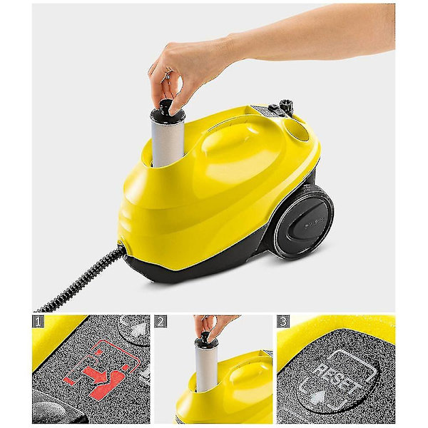 Damprenser vandrenser afkalkningskassette til Karcher SC2 SC3 rent vand afkalkningsfilter Premium Opretstående 1 stk