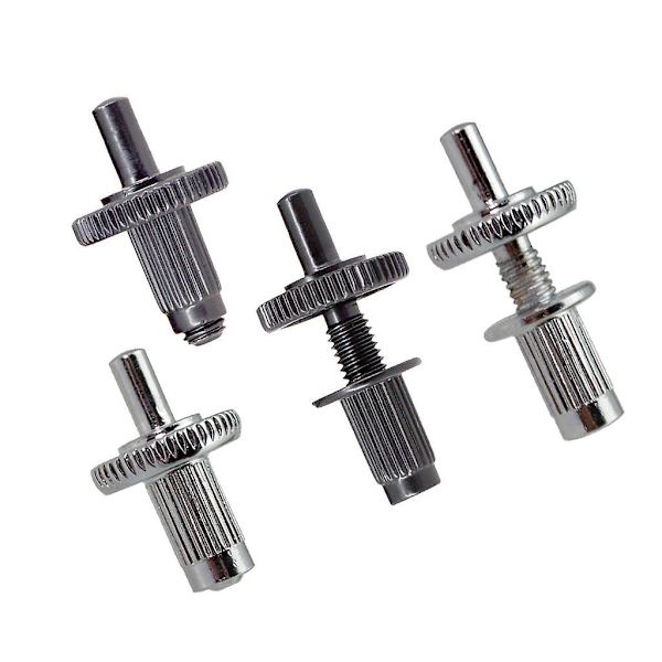 2x2x Gitarrbrostödsstift Ankare för LP Epi Gitarrbro Silver