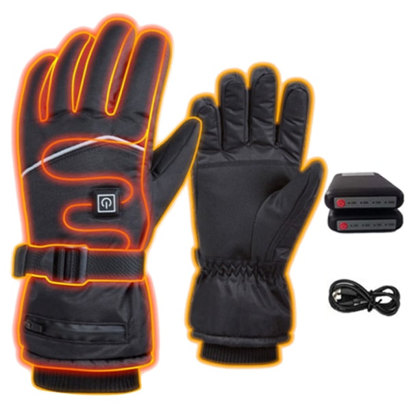 Kvinnor utomhus Uppvärmda handskar Känslig pekskärm och hållbar Lämplig för körning skidåkning qd best Gloves