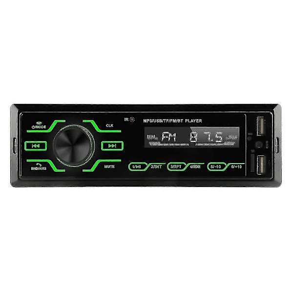 Autoradion Bluetooth-kaiuttimella, 1 DIN Universaali Auton Stereot, Sisäänrakennettu Mikrofoni, Tukee USB/TF/SD Auton MP3-mediasoitinta