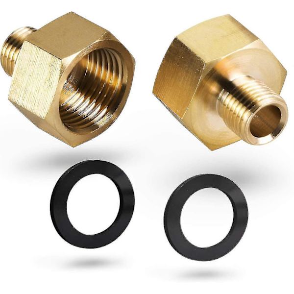 Gassadapter 1/2\" Hunn Kvinnelig X 1/4\" Hunn Mannlig - Gasslange Adapter Laget Av Kobber, Overgang 1/2\" Høyre Intern Gjenger Til 1/4\" Venstre Ekstern Gjenger Fo