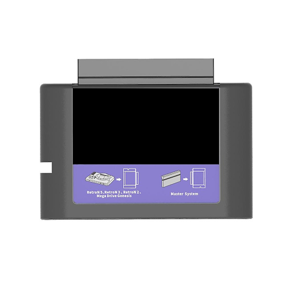 Formegadrive Genesissystem Spelbrännare Kortsadapter Speltillbehör
