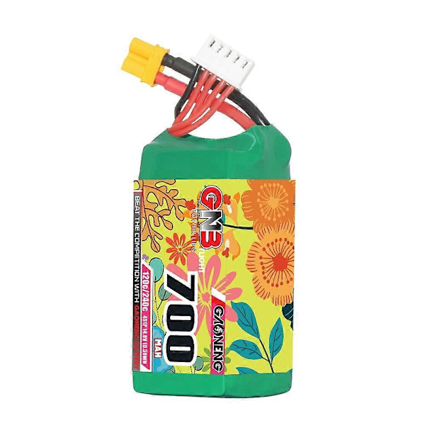 GAONENG GNB 14.8V 700mAh 120C 4S LiPo Batteri XT30 Kontakt för Cinelog25 V2 2.5 till 4 Tum RC FPV Racing