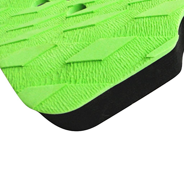 3 stycken Eva Tail Pads Surfbräda Däck Grepp Traction Kitesurf Surfing Grön