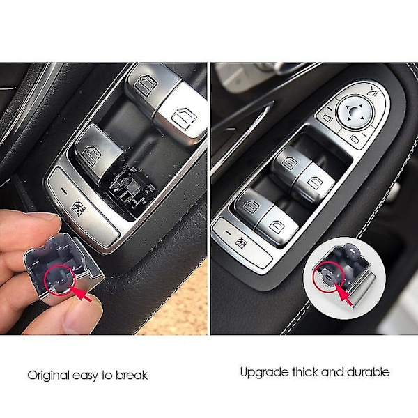 4 st Dörrfönsterglas Kontrollbrytare Knapp för - C-klass W205 Glc W253
