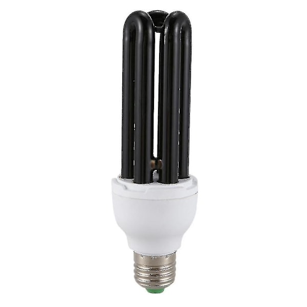 2x E27 40w UV Ultraviolet Fluorescerende Sortlys CFL Pære Lampe 220v 3U Form: lige Effekt-YKY416