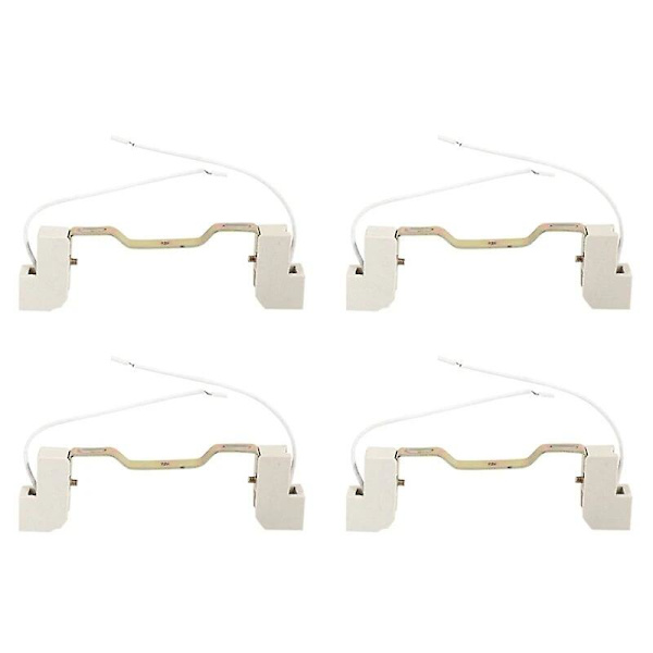 4X R7S Pæreholder Lampeholder Kobling Metall Keramikk Håndtak For Flomlys, 118Mm~10409