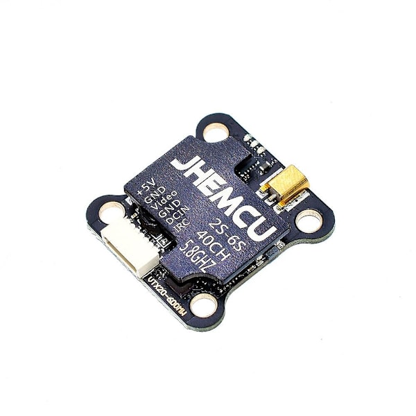 JHEMCU VTX20600 5.8Ghz 40CH PIT/25mW/100mW/200mW/400mW/600mW IRC FPV Sändare 20x20mm MMCX För RC