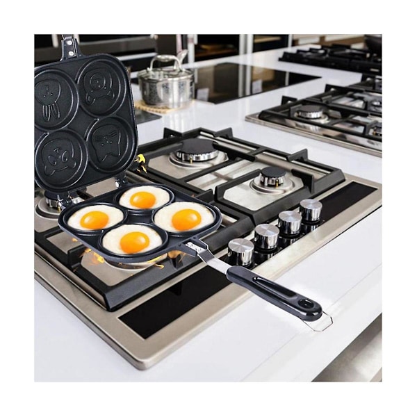 Egg Stekepanne Dobbeltsidig Pannekakeform Griddle Pan Pannekakepanne Non-stick Dyr Pannekakemaker Mi