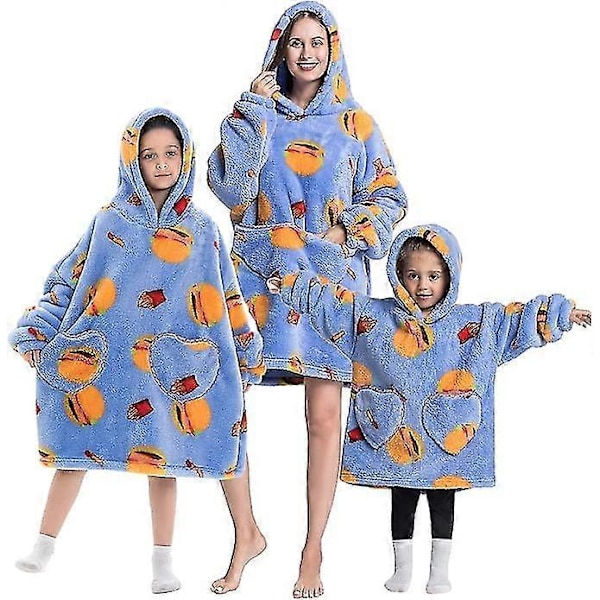 Tillverkare Shopping Queen Mönster Polyester Flickvinter Grön Jätte Hoodie SYR56 childrens clothing length 60cm
