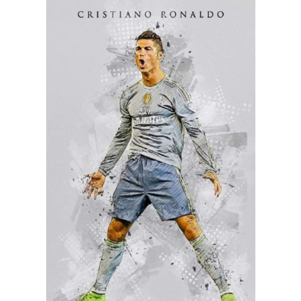 Cristiano Ronaldo Poster Träpussel 300/500/1000 bitar Vuxenleksaker Dekompressionsspel Zy338tm 300 Pieces