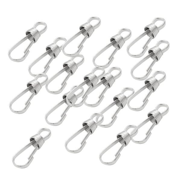 30 stk Metall Lanyard Snap Fjærkroker For ID-kort Nøkkelring DIY Funn 25mm