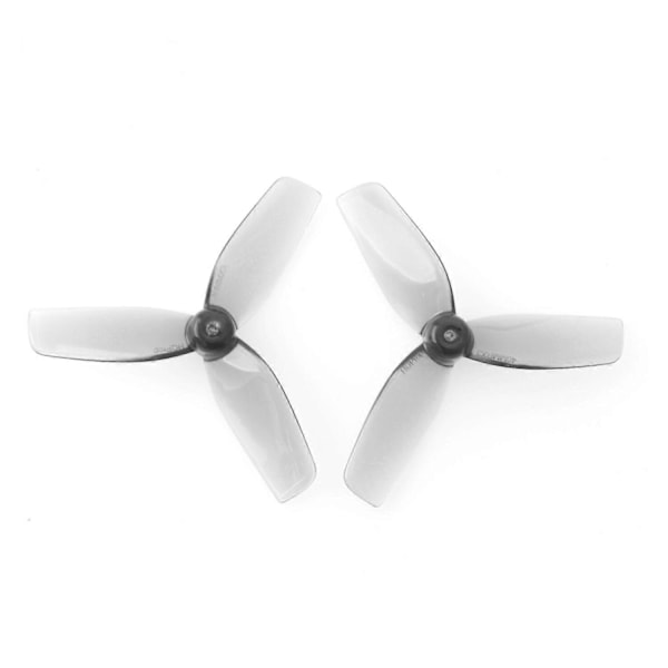 2 par HQProp Micro Whoop 40MM 1mm Hul 3-bladet Grå CW CCW Polykarbonat Propel til Whoop FPV
