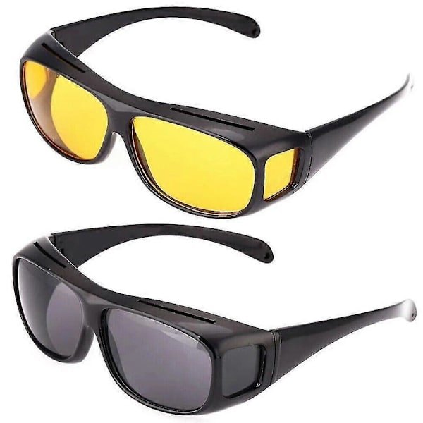 HD Nattkjøring Briller Gule Linser Anti-Blending Syn Tonet Unisex
