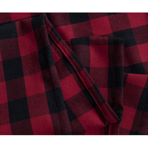 Polyester Rutete Kjøkken Gardiner Moderne Enkle Dør Valance Kaffe Gardiner