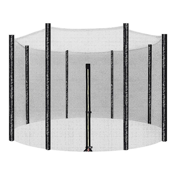 Barnens 6ft Trampolin Nät med Dragkedja Dörr Inhägnad (exklusive hopfällbara sängar)