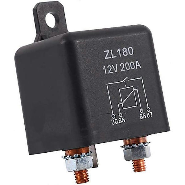 Bilrelais, 12V 200A Relæafbryder Heavy Duty Bil Lastbil Motorbåd Bilstarter Split Load Til/Fra Skift Relæ