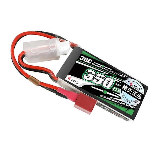 Tattu ACE 7.4V 350mAh 30C 2S1P LiPo Akku T-liittimellä RC-autoon