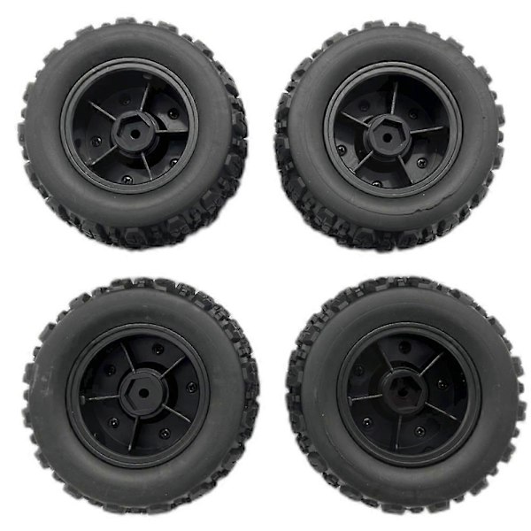 4 st Uppgraderade Däck Hjul för Wltoys 144010 MJX 14209 14210 1/14 1/16 RC Bilar Fordon Modeller Reservdelar