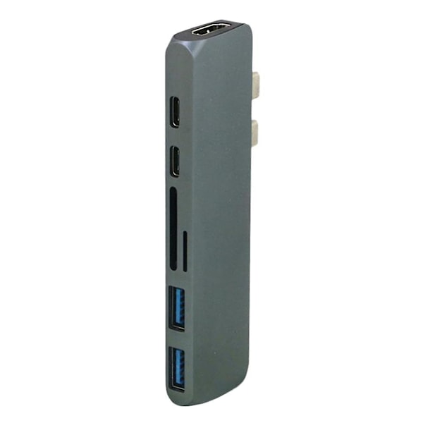 7-in-1 USB-C Type-C HD-lähtö 4K HDMI USB 3.0 sovitin keskitin Macbook Pro:lle