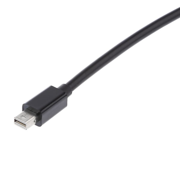 Dp Display Port Han til Vga Hun Konverter Adapter til Bærbar Tv Sort