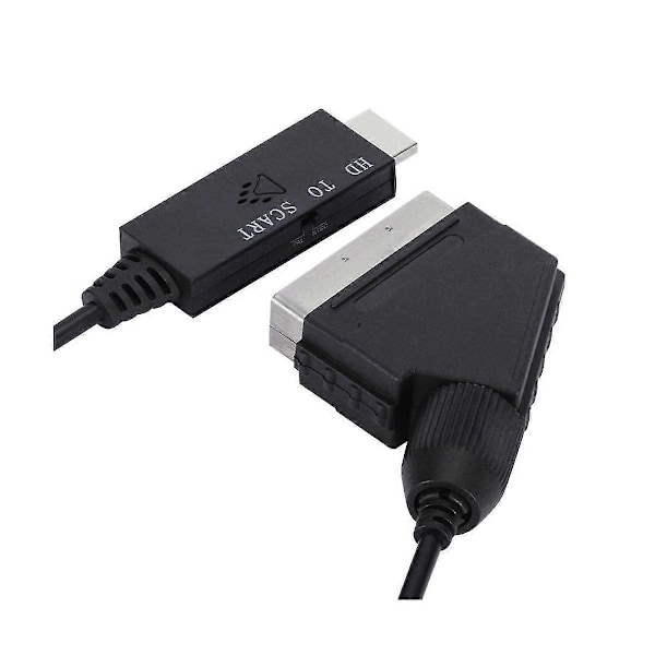 -kompatibel med Scart-forbindelseskabel 1m Audio/video-konverter -kompatibel med Scart HD-konverter