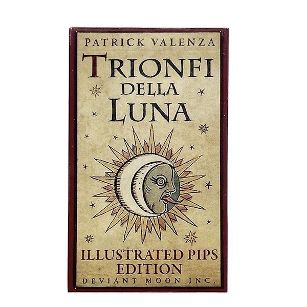Trionfi della Luna Illustrerte Tarotkort Orakelkort
