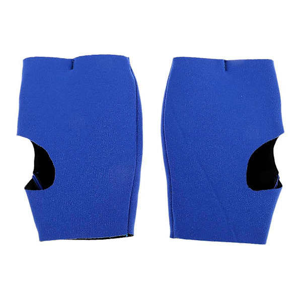 2mm Neoprenvantar för Vattenskidor, Wakeboard, Jetski, Kajak, Handflateskydd, Blå, Storlek S