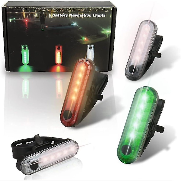 Kayak Navigation Lights Stern Lights Battery Operated, Waterproof Kayak Lights For Night Kayaking, Paddle Board Lights