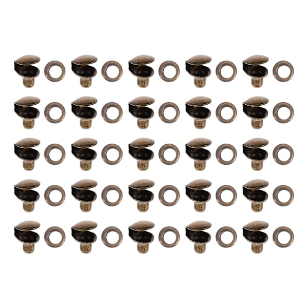 20 st Brass-sko-krok Set - Skohållare, Skosnöre-spännen, Skosnöre-fästkrokar
