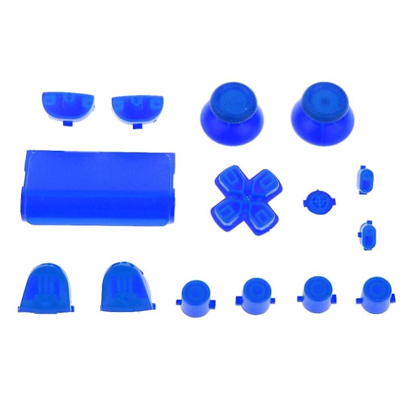 Clear Blue Full Shell Mod Kit Ersättningar För Ps4 Ps4-2  Kontroller