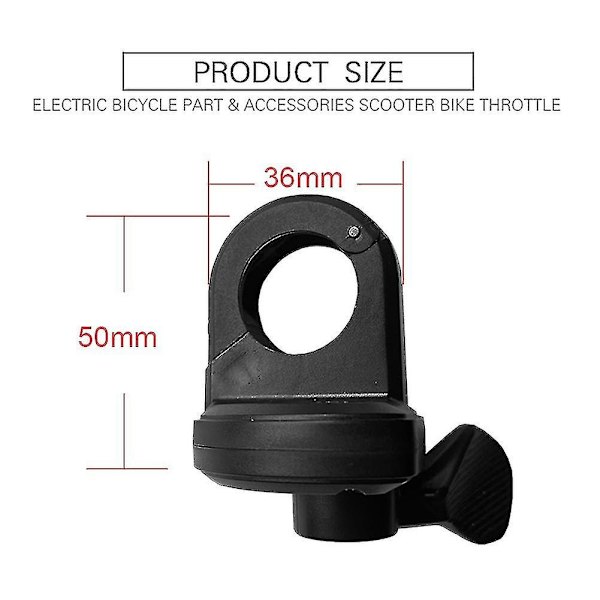 Ebike Tommelgass -008 Fingergass 24v 36v 48v 60v 72v Universal Høyre Tommelgass, sm Con