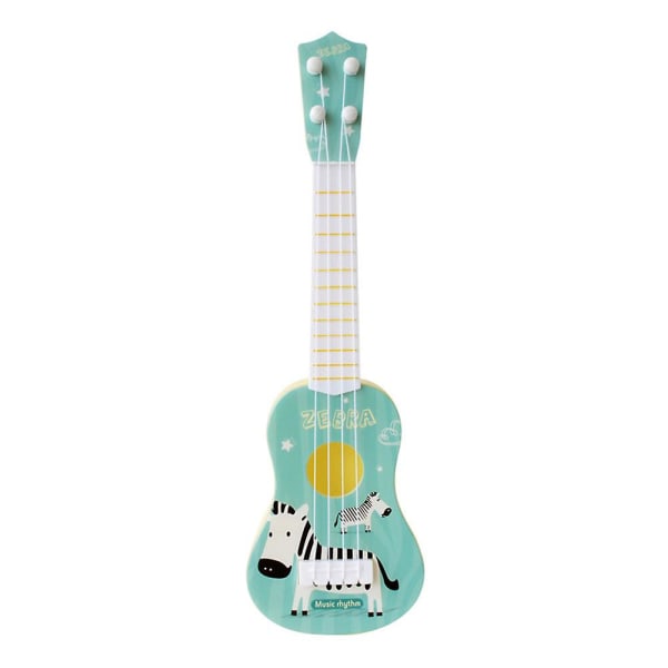 Plastleksak för barn Robust ukulelemusikinstrument Förskolemusik B Free Size