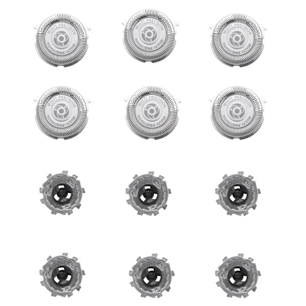 6 stk SH50/52 erstatningsblad for 5000 elektriske barbermaskiner, s5370, s5660, s5590, s5290
