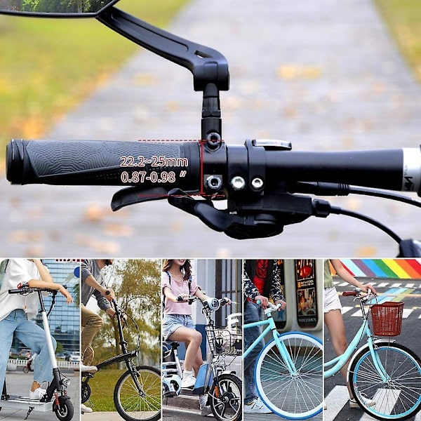 2022 Ny Cykel Spejl Eksplosionssikkert Justerbart Stort Linse Cykel Bagspejl MTB Cykel Spejl