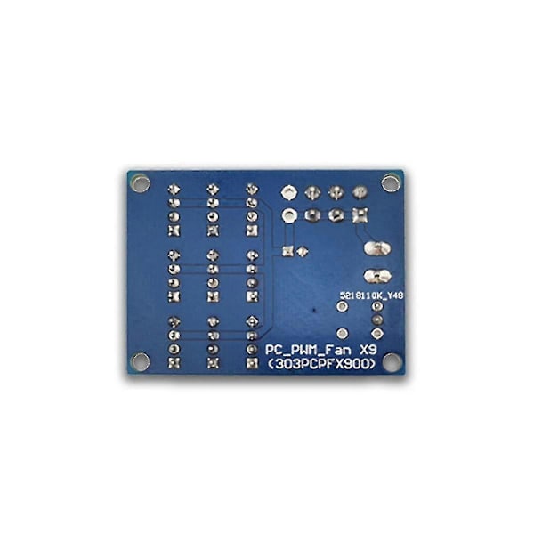 Computer Kabinet Blæserhastighed 9 Vejs Pwm Blæserkort 12v Temperaturmåling Hastighed Co