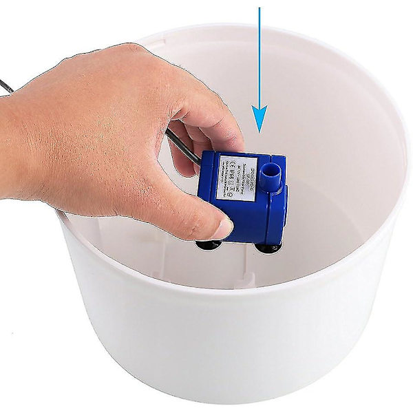 Sikker Automatisk Vannfontene For Hunder Katter Premium Sklisikker Silikonmatte Vannfontene For 1.6l Blomst Blå Vannpumpe TR250