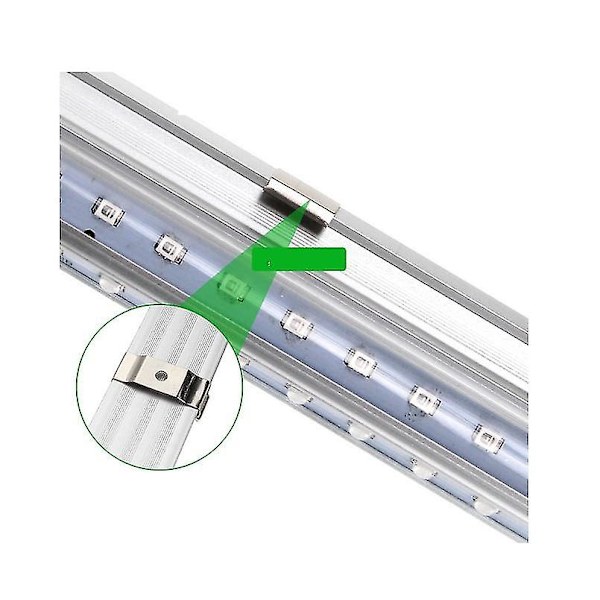 2-pak UV LED Svartlys Armatur, USB Svartlys Rør For Neon Glødende Plakater, Bærbar Ultrafiolett Lys, Fluorescerende Lampe For Svartlys Fest Kropp Pa