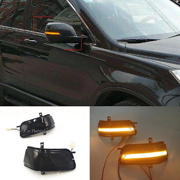 1 par LED dynamiska blinkerslampor för Honda CRV CR-V 2007-2011 Crosstour 2012-2016 Sidobackspegellampa
