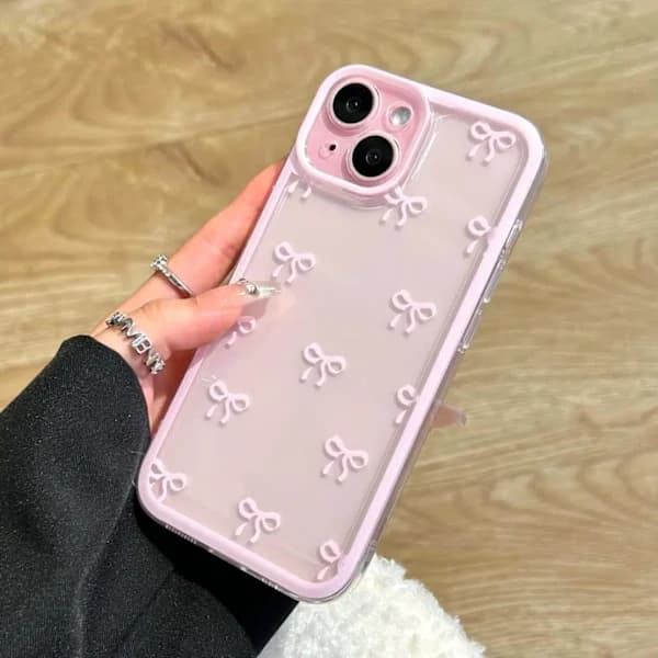 Kotelo iPhone 15:lle - Pinkki iPhone 15